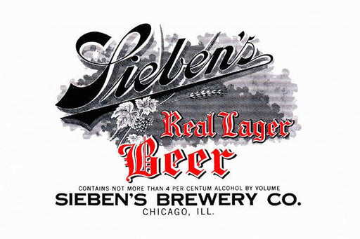 Siebens Real Lager Beer 20x30 poster