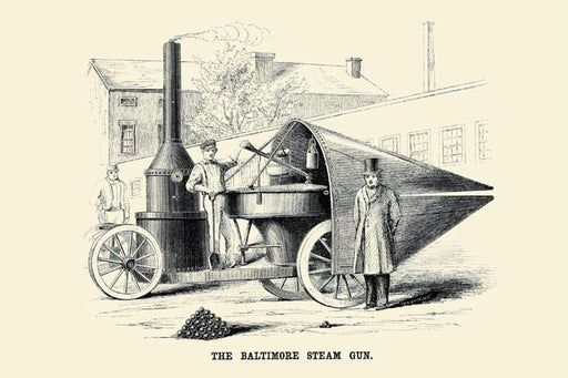 Baltimore Steam Gun 20x30 poster