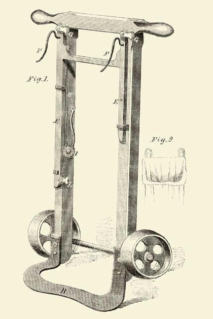 Hamper Hand truck for Moving Fabric 20x30 poster