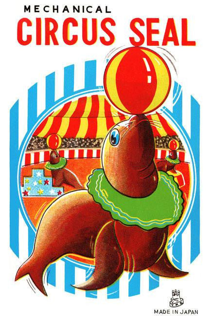 Mechanical Circus Seal 20x30 poster