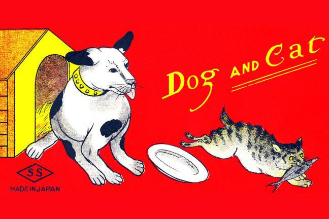 Dog and Cat 20x30 poster