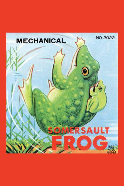 Mechanical Somersault Frog 20x30 poster