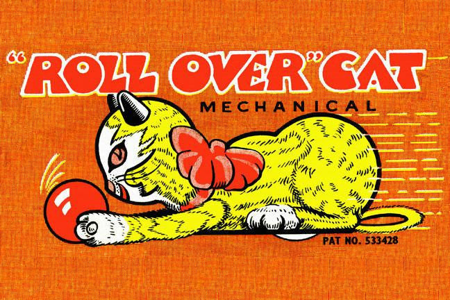 Roll Over Cat 20x30 poster