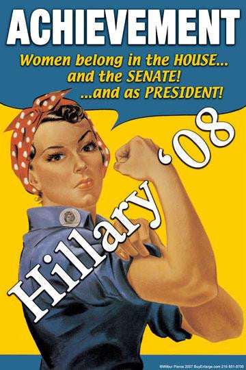 Achievement - Hillary 08 20x30 poster