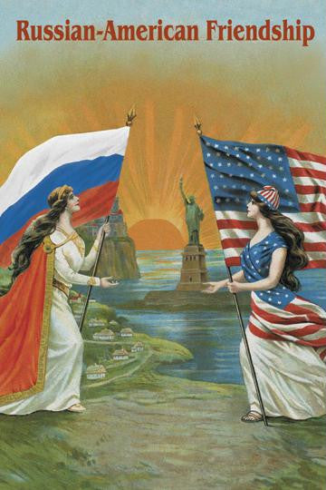 Russian American Friendship 20x30 poster