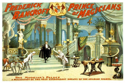 Frederick Bancroft, prince of magicians 20x30 poster