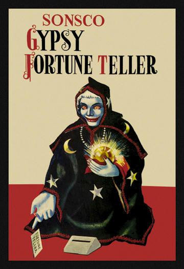 Gypsy Fortune Teller Bank 20x30 poster