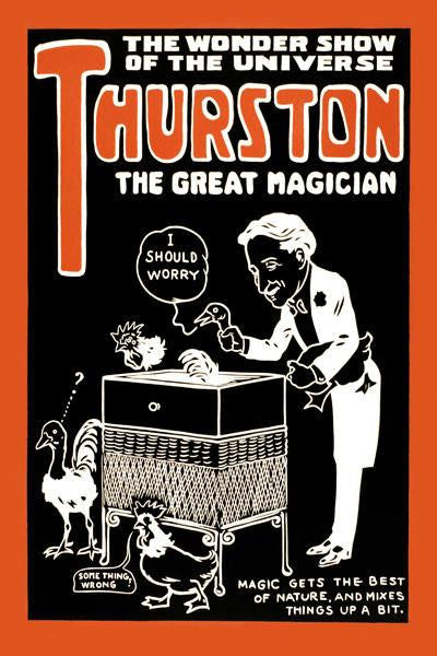 Mix Up Nature: Thurston the great magician the wonder show of the universe 20x30 poster