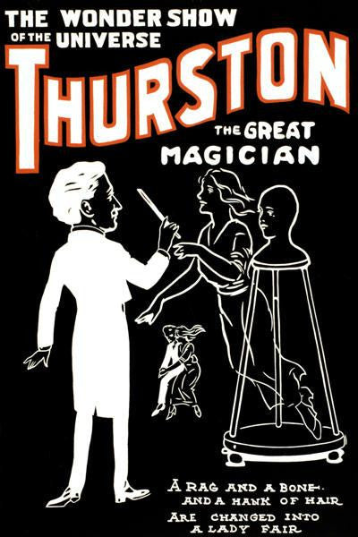 Lady Fair: Thurston the great magician the wonder show of the universe 20x30 poster