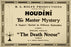 Houdini in The master mystery a super-serial in fifteen episodes 20x30 poster