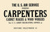 Carpenters, Cabinet Makers & Wood Workers 20x30 poster