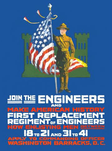 Join the Engineers 20x30 poster