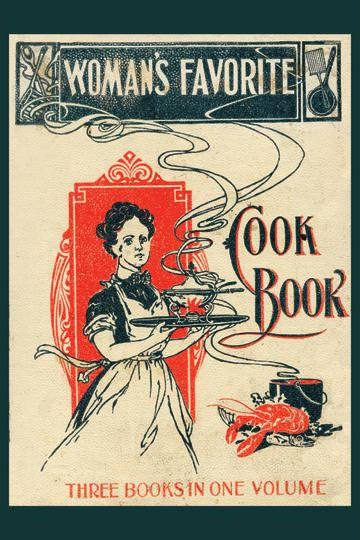 Womans Favorite Cook Book 20x30 poster