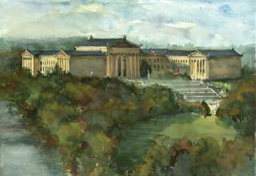 Phila Art Museum 20x30 poster