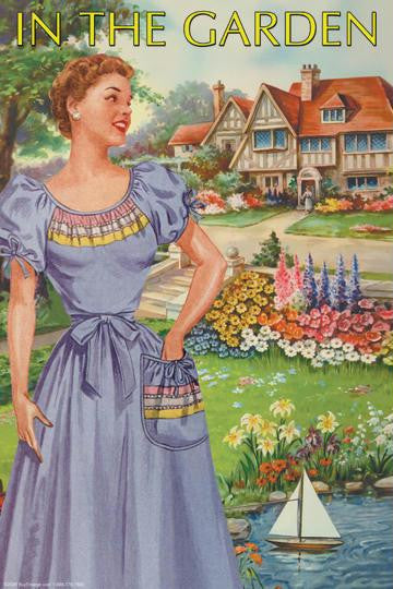 InThe Garden 50s RetroDress II 20x30 poster