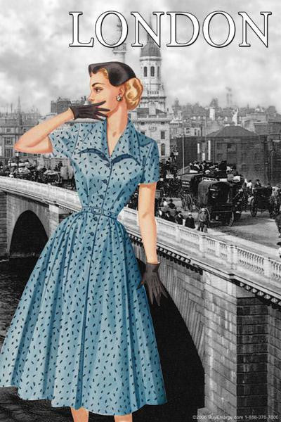 London Bridge Frock II 20x30 poster