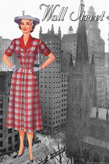 Wall Street Dress 1950 20x30 poster