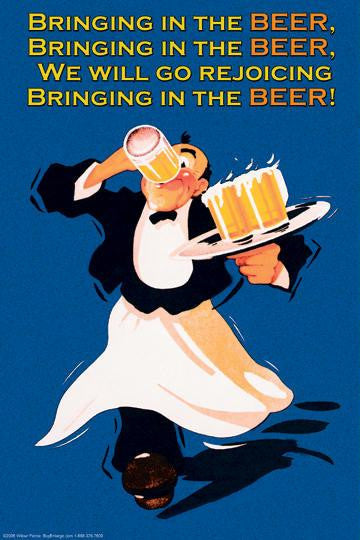 Bringing in the Beer 20x30 poster