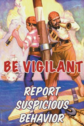 Be Vigilant 20x30 poster