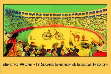 Bike to Work 20x30 poster