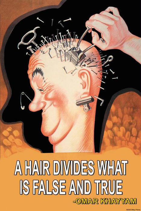 A Hair Divides 20x30 poster