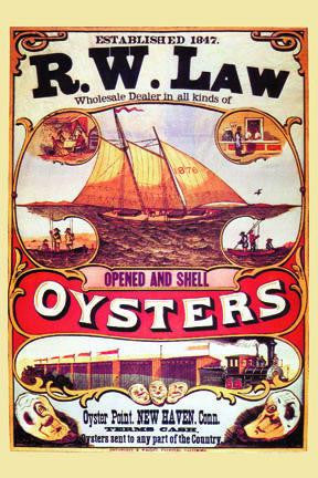 R.L. Law Oysters 20x30 poster