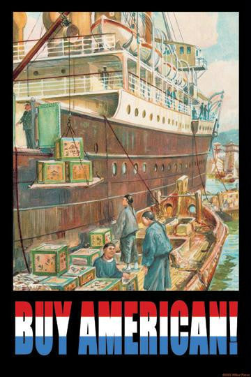 Buy American! 20x30 poster