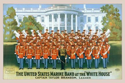 The United States Marine Band at the White House 20x30 poster