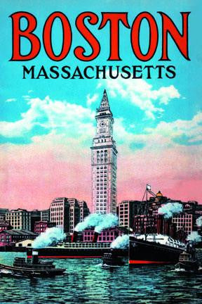 Boston Massachusetts 20x30 poster