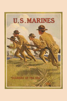 U.S. Marines Soldiers of the Sea 20x30 poster