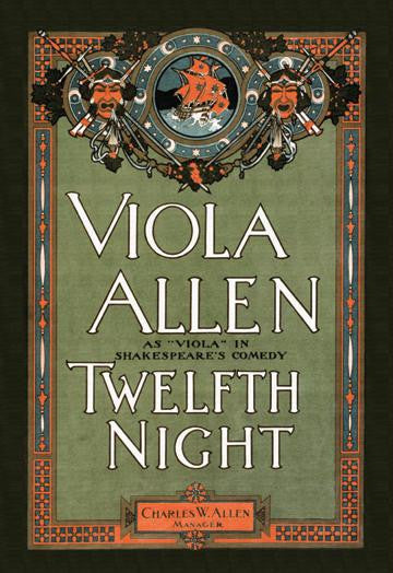 Twelfth Night 20x30 poster