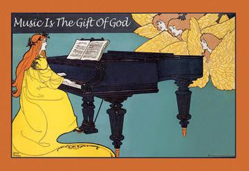 Music is the Gift of God 20x30 poster