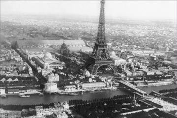 Eiffel Tower as viewed from a Balloon 20x30 poster