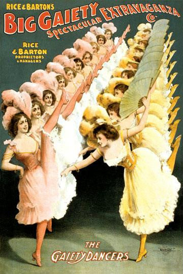 The Gaiety Dancers 20x30 poster