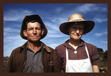 Jim Norris and Wife, Homesteaders 20x30 poster