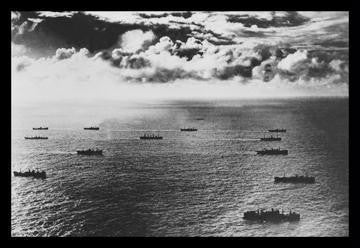 Liberty Ships in Convoy 20x30 poster