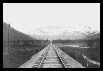 Railroad on the Kenai Penisula 20x30 poster