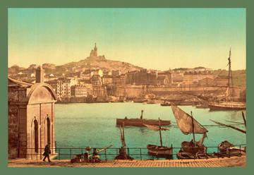 View of Notre Dame de la Garde, Marseilles 20x30 poster