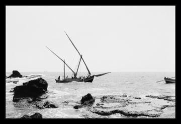 Sailing Vessel Among the Rocks at Jaffa 20x30 poster