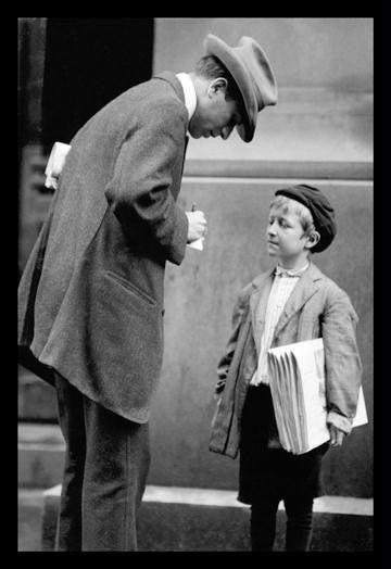 Michael McNelis, Newsboy, Age 8 20x30 poster