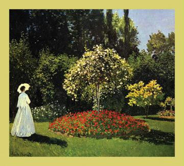 Woman in the Garden 20x30 poster