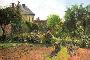 The Artist Garden at Eragny 20x30 poster