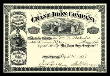 Crane Iron Company 20x30 poster