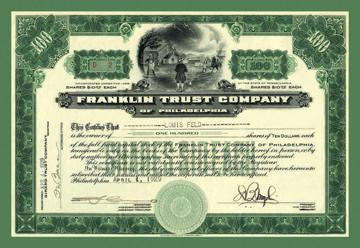 Franklin Trust Company #2 20x30 poster