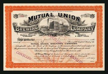 Mutual Union Brewing Company 20x30 poster