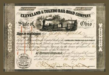 Cleveland and Toledo Railroad Company 20x30 poster