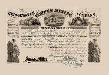 Bridgewater Copper Mining Company 20x30 poster