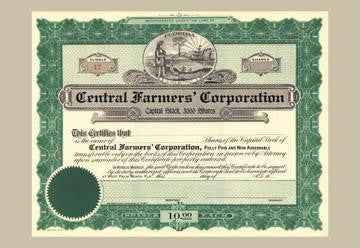 Central Farmers Corporation 20x30 poster