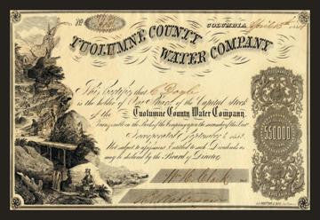 Tuolumne County Water Company 20x30 poster