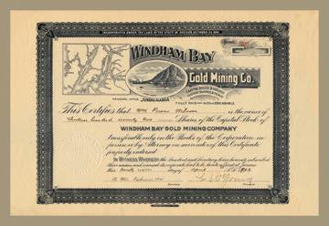 Windham Bay Gold Mining Company 20x30 poster